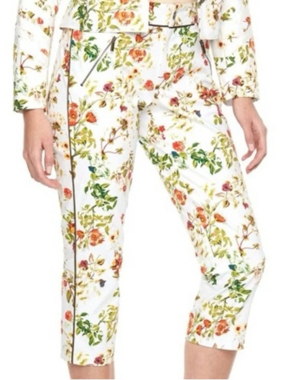Disney Alice Through the Looking Glass Floral Capri Pants Size 16